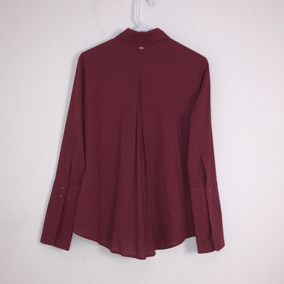 Misha Nanoo husband shirt XS in burgundy - Picture 2 of 6